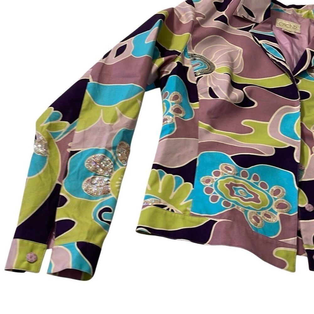 Cache Vintage Women’s Fitted/Sequined Short Jacket - Picture 15 of 16